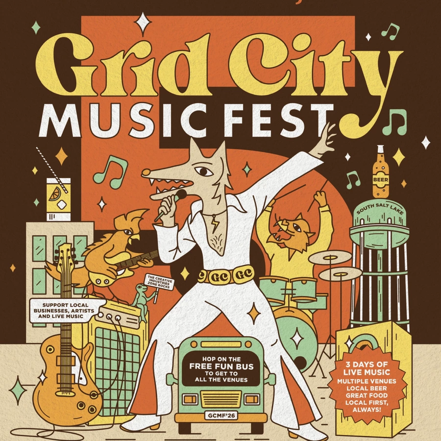 Poster: Grid City Music Fest 2026 - Salt Lake City, Utah