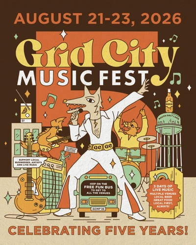 Poster: Grid City Music Fest 2026 - Salt Lake City, Utah