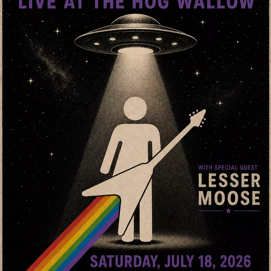 Poster: The/Theys & Lesser Moose - Cottonwood Heights, Utah
